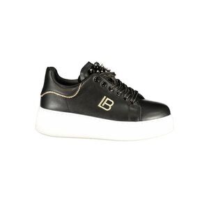Laura Biagiotti Black Polyurethane Women Women's Sneaker
